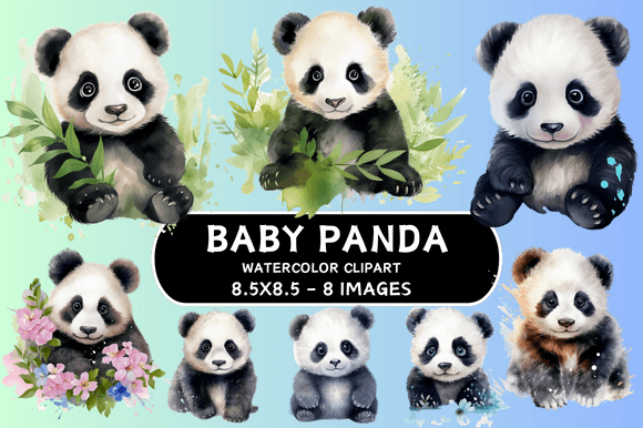 Baby Panda Watercolor Clipart: Illustrations Review