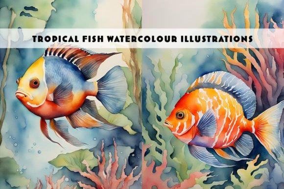 Orange and Blue Fish Watercolour Duo Review
