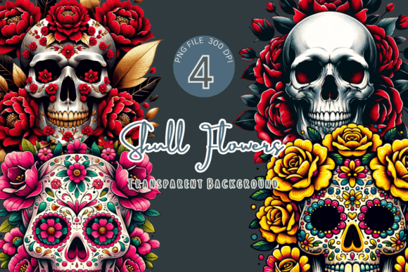 Skull Watercolor Illustrations for Brand Design